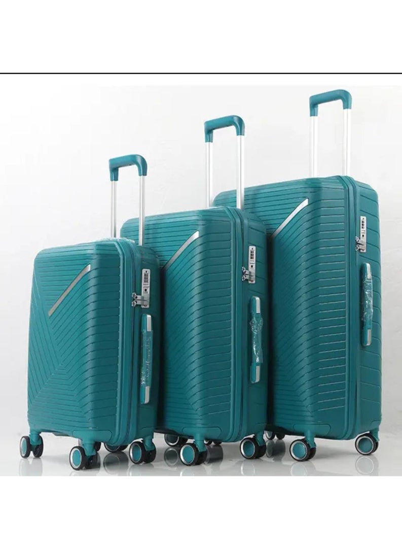 Flexible, shock-resistant, unbreakable silicone wheeled luggage, sizes 21-25-29