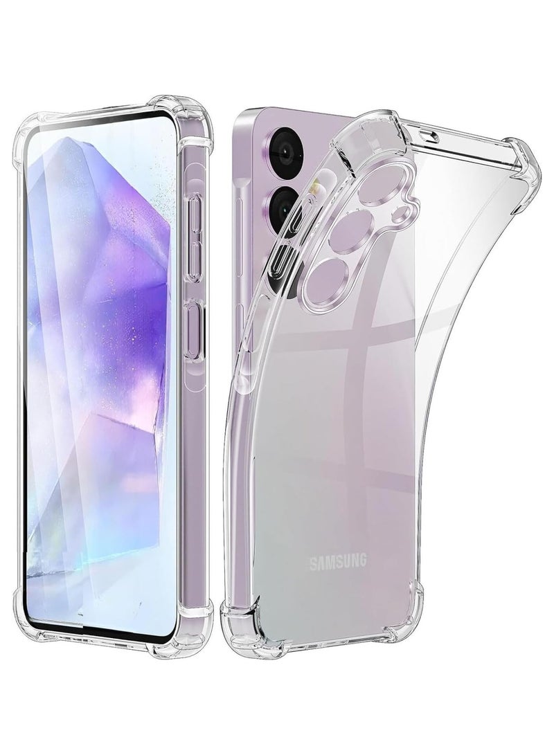 Shockproof Clear Case Compatible with Samsung Galaxy S25 Plus  - Image 1