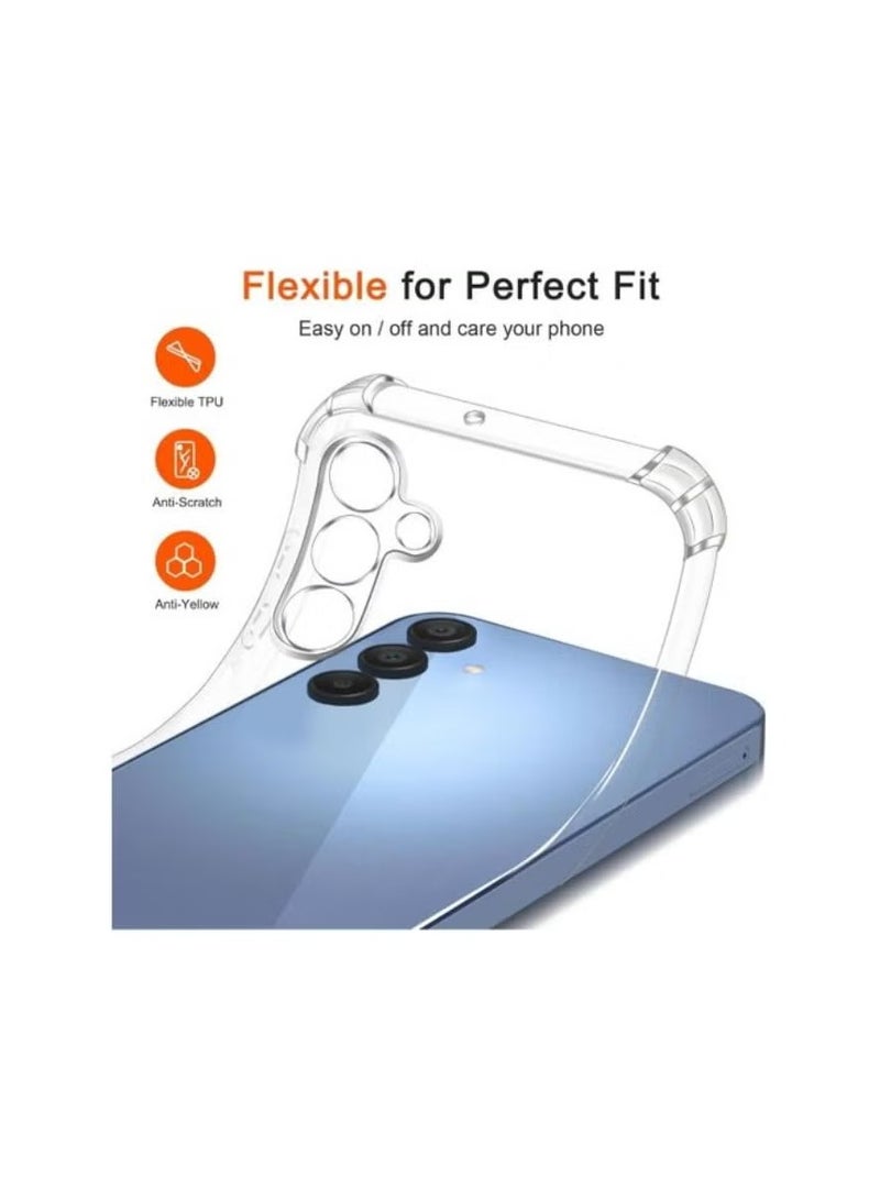 Shockproof Clear Case Compatible with Samsung Galaxy S25 Plus  - Image 3