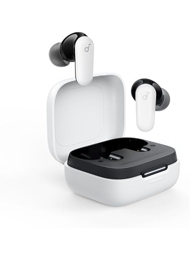 Soundcore By Anker R50i NC True Wireless Earbuds 10mm Drivers with Big Bass, Bluetooth 5.3, IP54-Sweatguard M waterproof, AI Clear Calls with 4 Mics, 22 Preset EQs via App-White - 18 Months Warranty  - Image 3