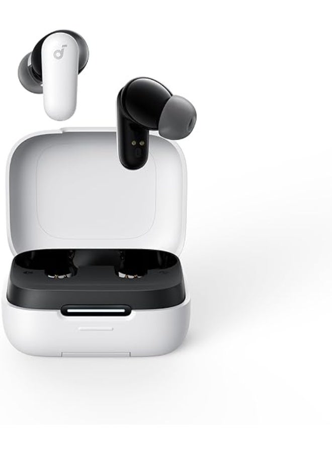 Soundcore By Anker R50i NC True Wireless Earbuds 10mm Drivers with Big Bass, Bluetooth 5.3, IP54-Sweatguard M waterproof, AI Clear Calls with 4 Mics, 22 Preset EQs via App-White - 18 Months Warranty  - Image 2