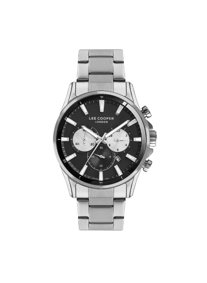 لي كوبر LEE COOPER Men's Multi Function Black Dial Watch - LC07167.350