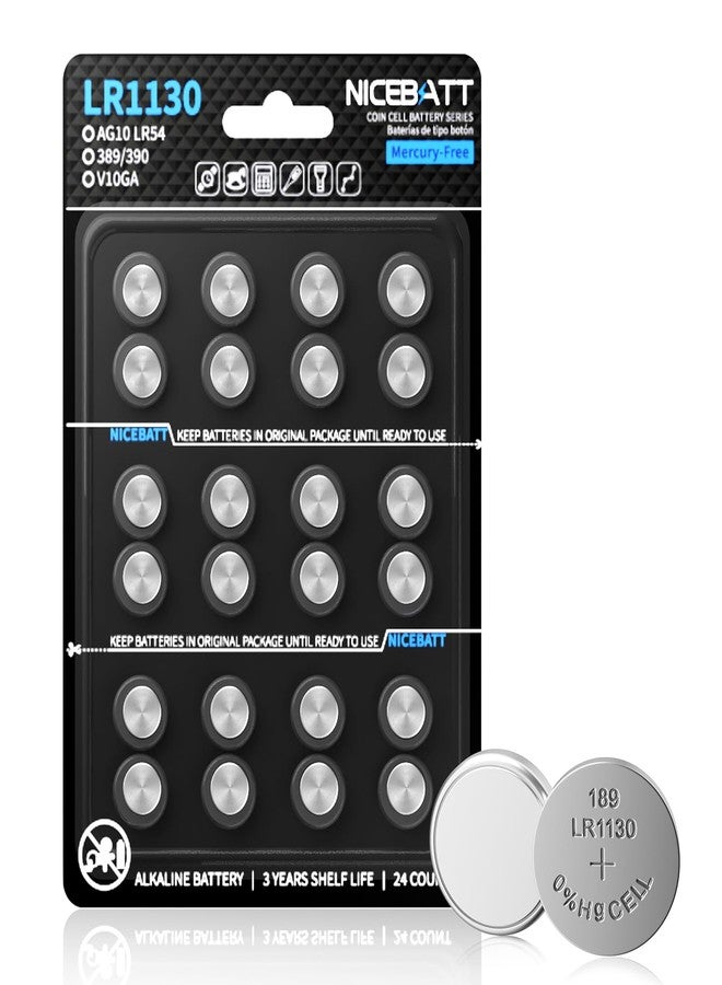 NICEBATT lr1130 Battery，24 Pack - Image 1