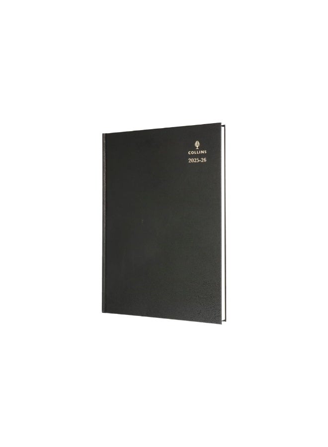 Collins Collins Desk 12 Month Mid/Academic Year Planner, August 2025-August 2026 Day-to-Page Appointments Diary, A5 Hard Cover, Black  - Image 2
