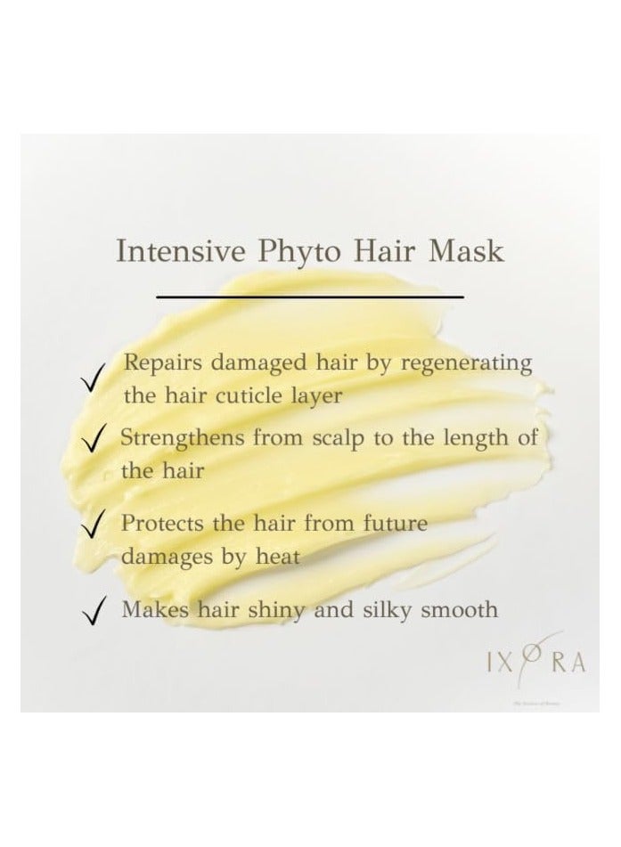 IXORA Intensive Phyto Hair Mask - Certified Organic - Gives hair creamy and rich consistency - Help replenish and soften the hair Keeps hair shiny & smooth - Image 4
