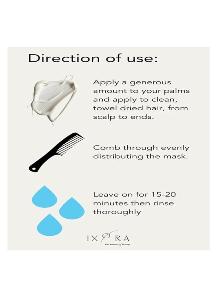 IXORA Intensive Phyto Hair Mask - Certified Organic - Gives hair creamy and rich consistency - Help replenish and soften the hair Keeps hair shiny & smooth - Image 5