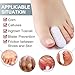 Welnove Pack of 12 Toe Protector Pinky Toe Caps Gel Toe Sleeves with Breathable Hole Pain Relief for Corns Blisters and Ingrown Toenails Shoe Sizes Women 611 Men 610 - Image 4