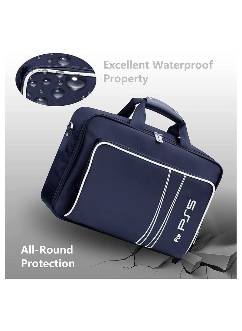 erorex - Wemart PS5 Carrying Case, Console Case Compatible Playstation 5 and PS5 Digital Edition, PS5 Games, Included PS5 Controller Protection Box, Travel Bag for PS5 Console & Accessories - Image 1