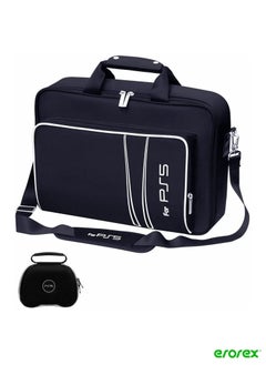Wemart PS5 Carrying Case, Console Case Compatible Playstation 5 and PS5 Digital Edition, PS5 Games, Included PS5 Controller Protection Box, Travel Bag for PS5 Console & Accessories