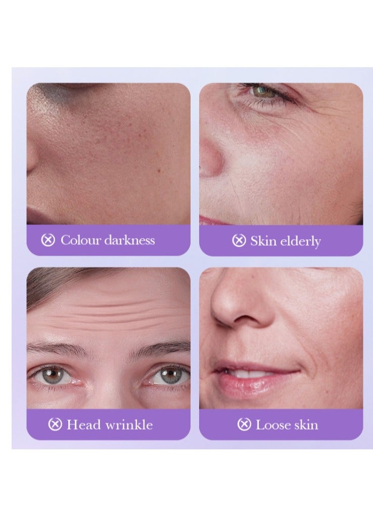 SADOER 6 Packs  Vitamin B5 B3 Q10 Moisturizing Repairing Facial Mask Natural Home Spa Treatment Mask, Hydrates And Moisturizes Face - Image 5