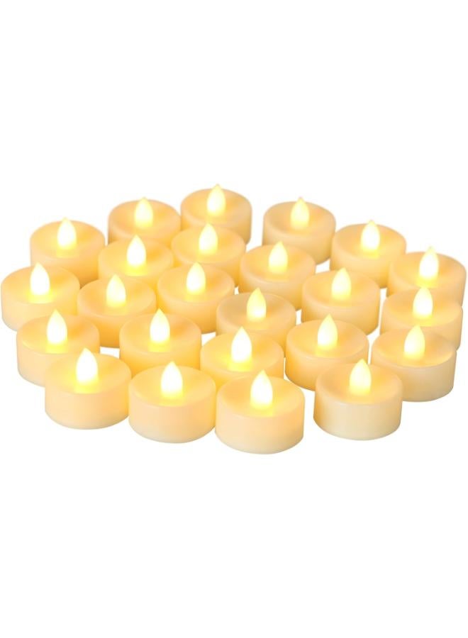 عبوة من 24 شمعة شاي ليد بدون لهب - Image 1