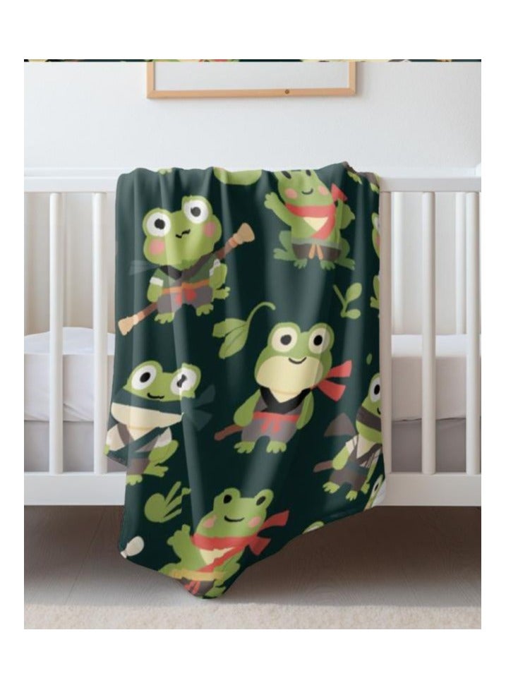 general Children's or student cartoon flannel thin blanket (warm and comfortable, suitable for sleep, games) 100cm*150cm - Image 3