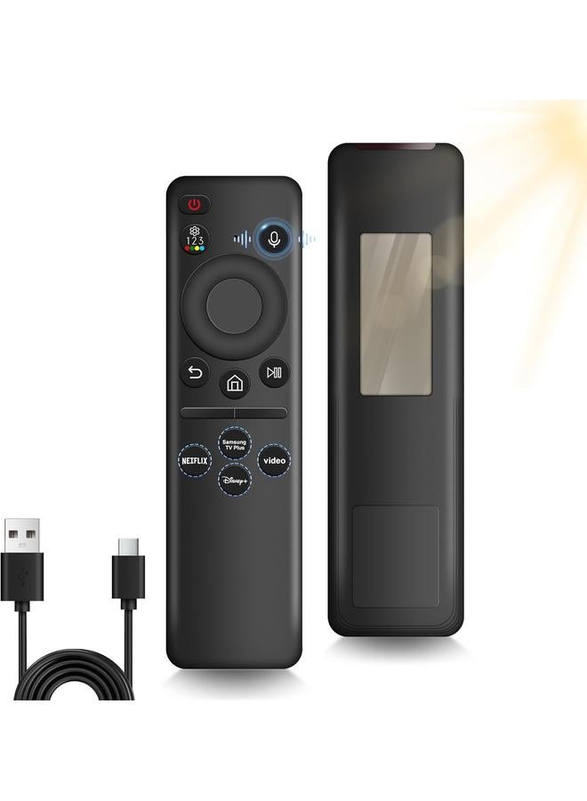 Cococ Replacement Solar Voice Remote Control for Samsung Smart TV Compatible with Neo QLED, 8K, The Frame and Crystal UHD Series - Image 1
