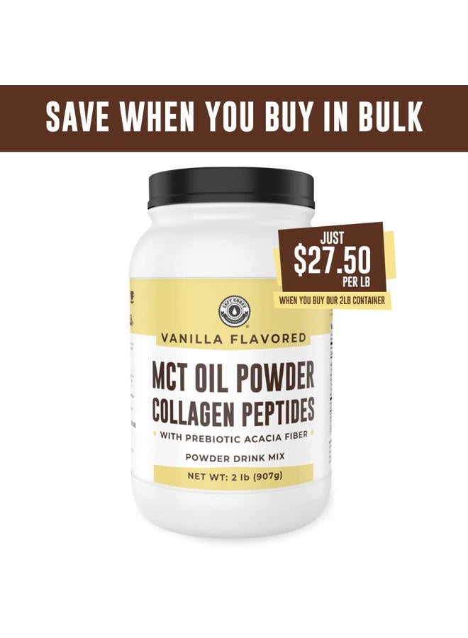 Left Coast Performance 32oz Vanilla Keto MCT Powder + Collagen + Prebiotic Acacia Fibre. MCT Creamer. MCT Oil Powder from Coconuts. MCT Collagen Powder, Grass Fed, Perfect for Keto, 0 Net Carb, Stevia, Erythritol - Image 5