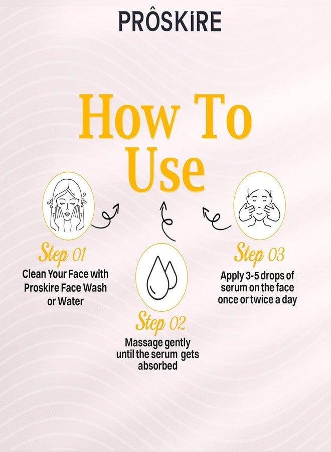 Accessorize Kingdom Pro-skire 10% Advance Vitamin C Serum With Ferulic Acid, Mandarin Orange Ext. For Dark Spots, Pigmentation & Glowing Face - (1.01 oz) 30 ml Pack - Image 4