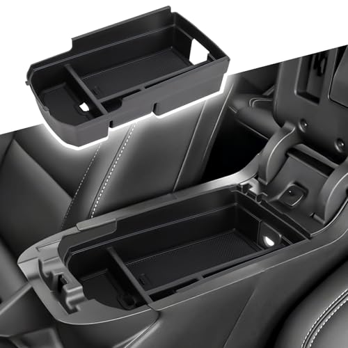 Neepiar Center Console Organizer Compatible with GMC Terrain 2018-2022 2023 2024 Armrest Storage Box Middle Console Tray Interior Accessories(Not fit 2025) - Image 1