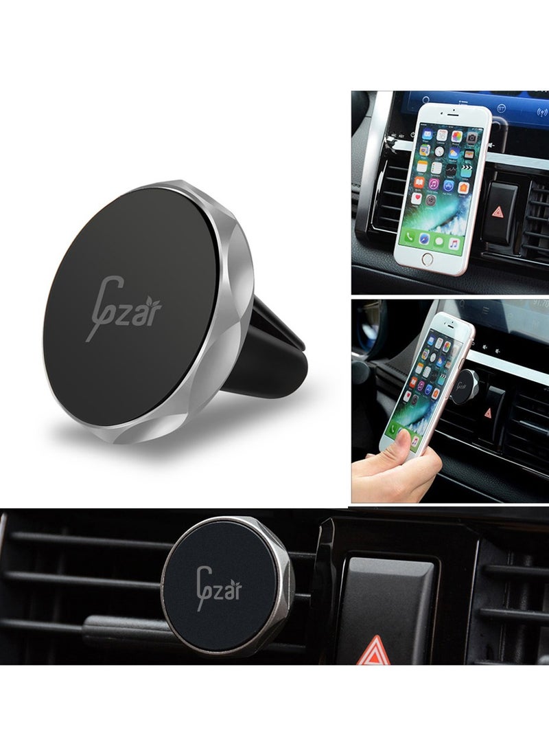 Gzar - Car Phone Mount Holder Magnetic Air Vent in car Mobile Phone Cradle Magnet Mobile Phone Holders for Cars Universal Compatible with iPhone Series Samsung S20 S10 A70 S1 one plus Black - Image 1