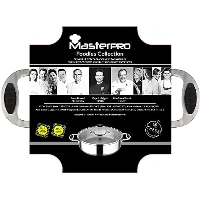 MasterPro Bergner Foodies Collection Stainless Steel Pot 28 X 75 Cm With 45 Litre Capacity - Image 4