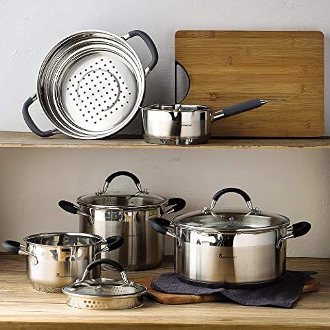 MasterPro Bergner Foodies Collection Stainless Steel Pot 28 X 75 Cm With 45 Litre Capacity - Image 5