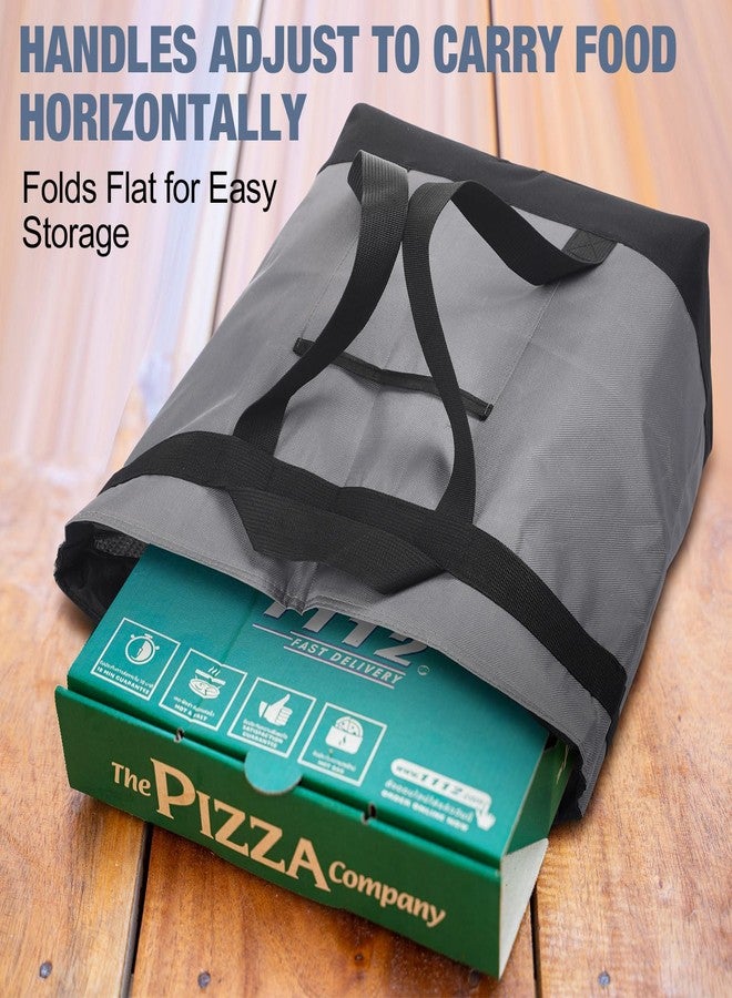 Pickmesh 2 Pcs Large Insulated Cooler Bag with Thermal Foam Insulated Grocery Bags for Shopping Food Delivery Travel Beach and Picnic - Image 5