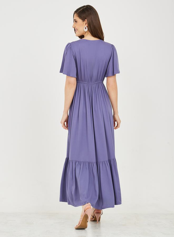 Styli Crochet Bodice Maxi Dress  - Image 4