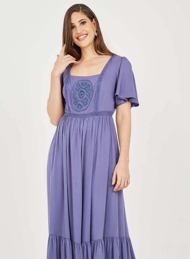 Styli Crochet Bodice Maxi Dress  - Image 2