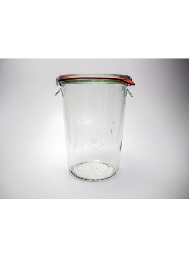 Weck Canning Jars 743 - Weck Mold Jars made of Transparent Glass - Eco-Friendly Canning Jar - Storage for Food with Air Tight Seal and Lid - 3/4 Liter Tall Jars Set - Set of 2 Jars - Image 5