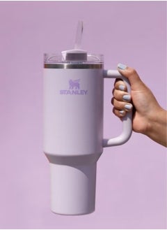 Stanley Stanley Cup H2.0 Stainless Steel with Lid and Straw for Water, Iced Tea, Coffee & Smoothies, Purple, 40oz Complimentary dustproof straw cap  - Image 3