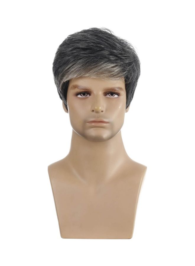 NIBEMINENT Fashionable Short Hair Man Wig Multicolour 57x22cm - Image 1