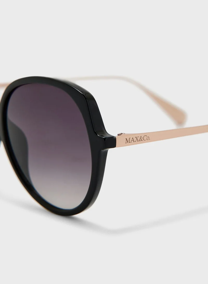 MAXCO Oversized Shape Sunglasses