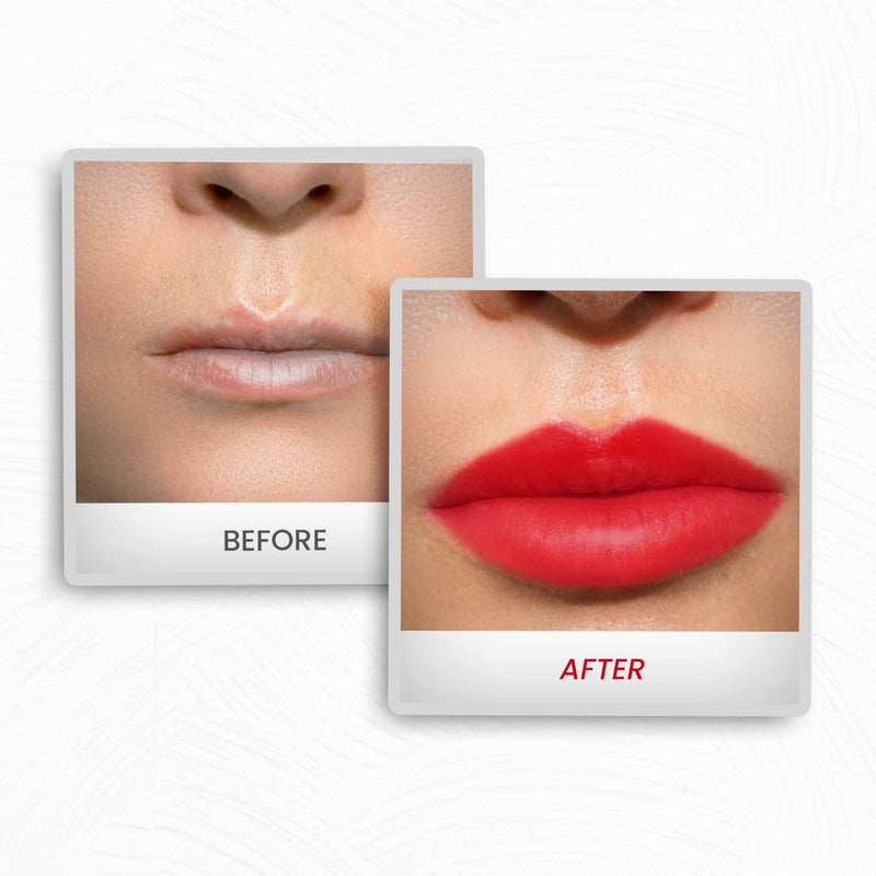 PROTOUCH Lippie Love Combo  Plumping  Longstay Lip Gloss  Caffeine  Grape Seed Extract  Vegan Matte Tint Red  Pink - Image 5