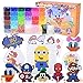 Longruner AUKUYEE Longruner 10000 36 Colors Fuse Beads Kit 5mm DIY Art Craft Toys for Kids with 4 Pegboards 60 30 Pattern Paper B 10000pcs - Image 3