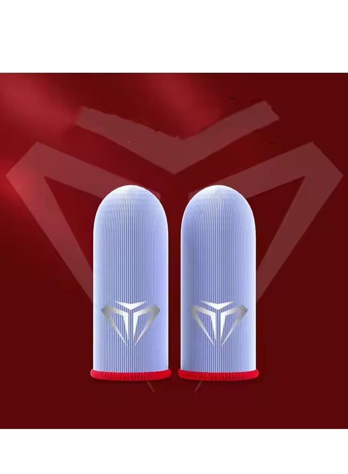 4 Gaming Finger Gloves Paired With A Metal Storage Box，100% Visible Silver Fibers,Just Right Pressure/Breathable/Sweatproof  - Image 2
