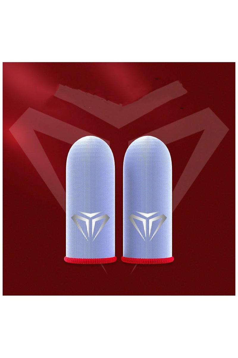 4-Pieces Gaming Finger Gloves Paired With A Metal Storage Box，100% Visible Silver Fibers,Just Right Pressure/Breathable/Sweatproof - Image 5