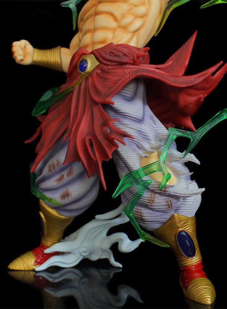 Dragon Ball Super Saiyan Broly Statue Anime Scene Hand-made Model Ornament Gift