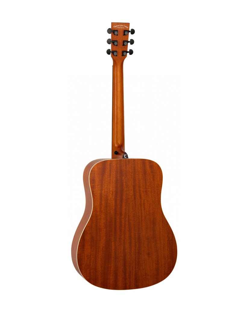 Tanglewood TS5 Strada Series Acoustic Guitar Spruce Top Mahogany Dreadnought Body – Natural Satin - Image 2