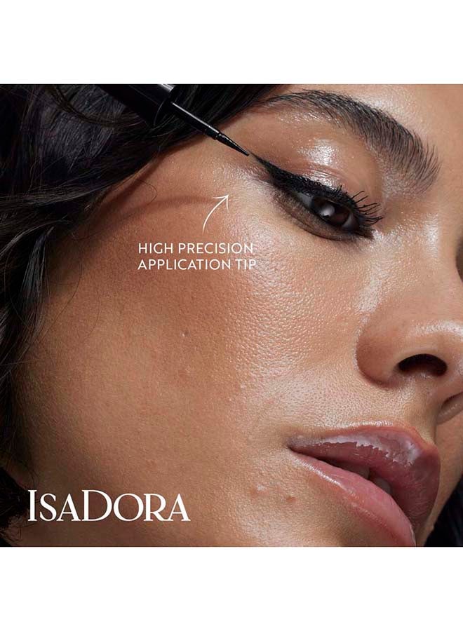 ISADORA The Glossy Eyeliner 40 Chrome Black - Image 5