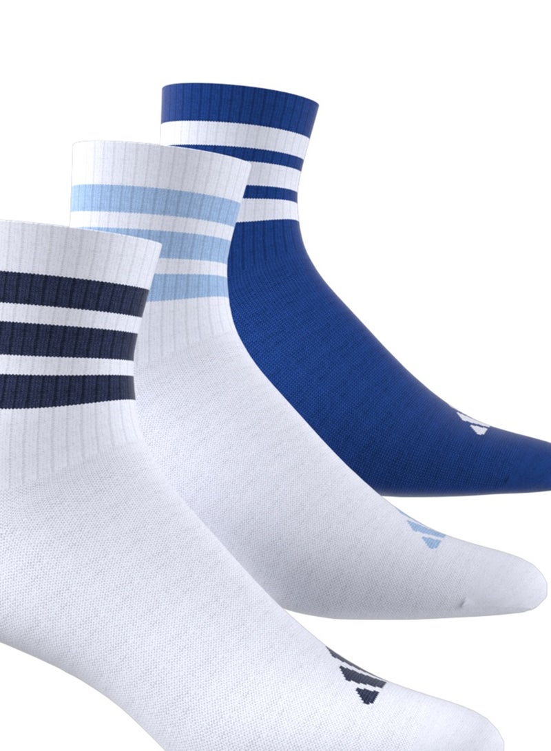 Adidas Youth 3 Pack Ribbed Socks  - Image 3