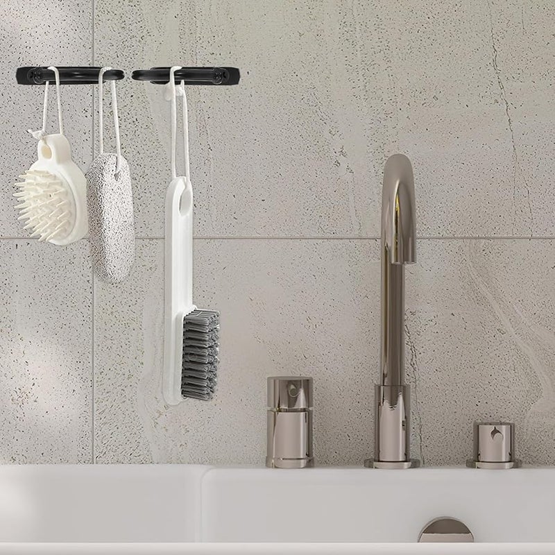 خطافات حائط حديدية عتيقة الطراز 10 قطع سوداء خشنة متينة سميكة لتعليق المعاطف والمناشف - Image 5