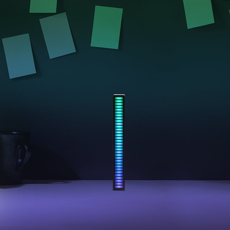 2 Sets Voice-Activated Music Rhythm Lamp Decorative Light Auto Ambient Light - Image 3