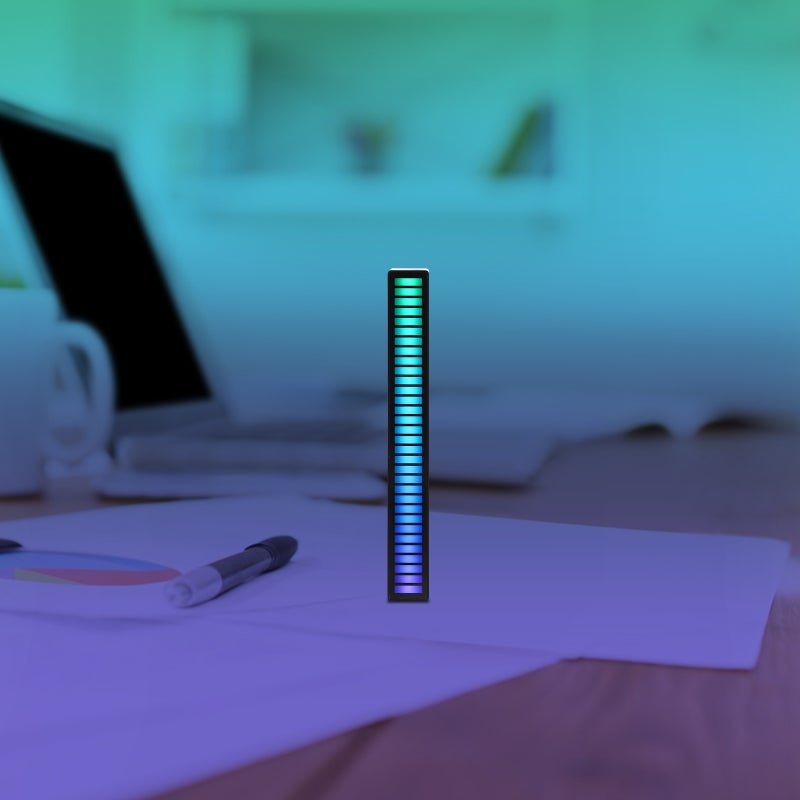 2 Sets Voice-Activated Music Rhythm Lamp Decorative Light Auto Ambient Light - Image 5
