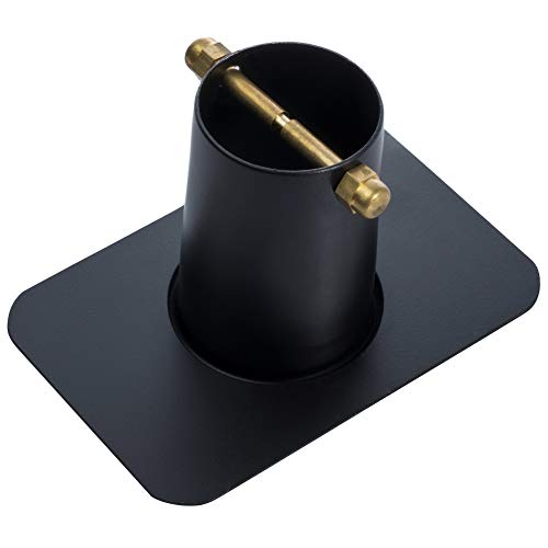 Monarch Rain Chains 20042 Aluminum Black Powder Coated Gutter Adapter Rain Chain Installation - Image 2