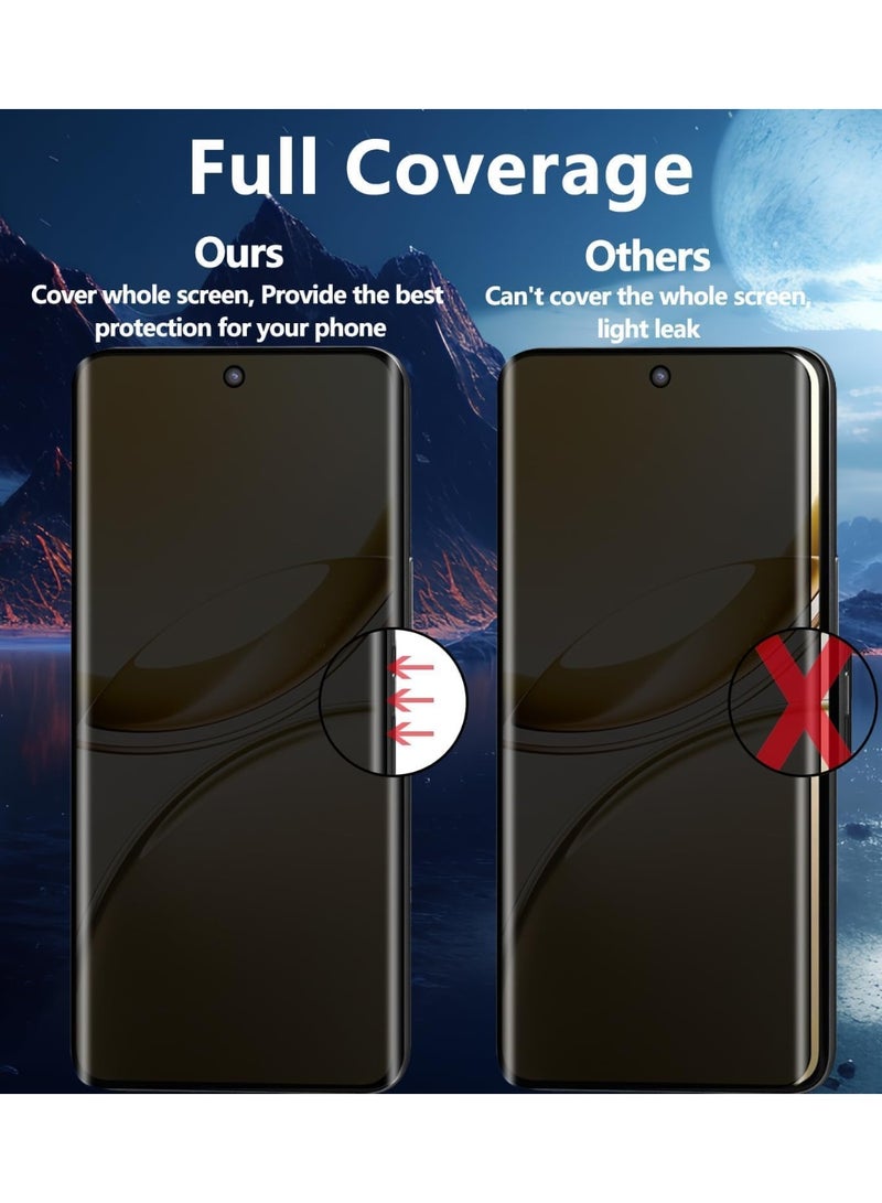 اسكرين شاشه من الزجاج المقوى لهاتف Vivo V60 5G، قطعة واحدة من غشاء الخصوصية المصنوع من الزجاج الواقي بصلابة 9H المضاد للتجسس لهاتف Vivo V60 5G، واقي شاشة فاميه - Image 5