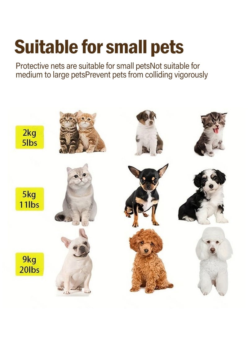 بيروي باب سلامة الأطفال الشبكي القابل للسحب لسلامة الأطفال الرضع، سياج الحيوانات الأليفة، باب الحيوانات الأليفة الحاجز لسياج الأطفال، باب الحيوانات الأليفة الحاجز للأطفال، قابل للتوسيع حتى عرض 110 سم، باب الكلب | باب درج باب الأطفال الرضع، باب باب سلامة الأطفال الرضع، باب الكلب السحري، باب درج الحيوانات الأليفة الآمن القابل للطي المحمول شبكة عزل واقية مع خطافات وأعمدة مقواة، باب مدخل المطبخ المرن للحيوانات الأليفة - Image 5