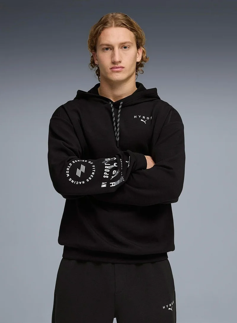 Puma PUMA Black Hyrox Cloudspun Hoodie for Men | Best Price UAE