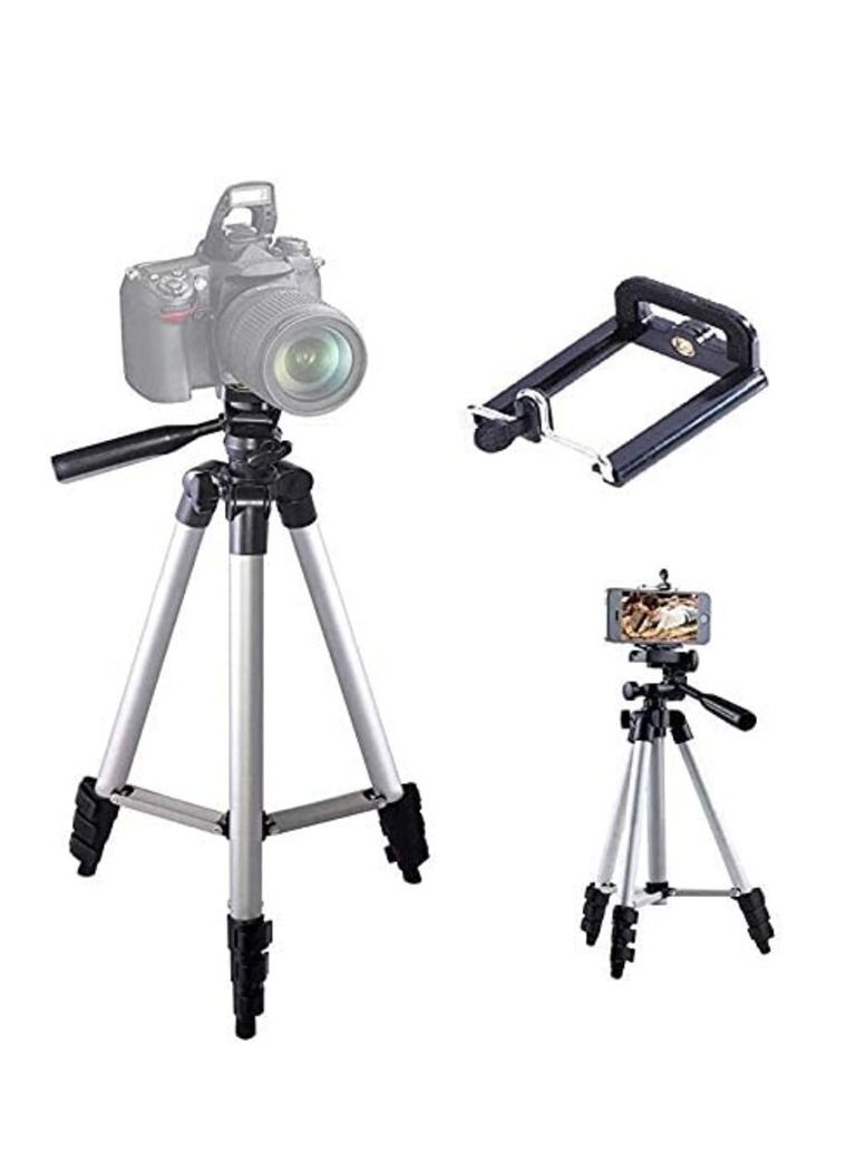 إن تك حامل ثلاثي القوائم لكاميرا NTECH 3110 من الألومنيوم الاحترافي ثلاثي القوائم Monopod لهاتف iPhone Samsung Smartphone Action Camera - Image 2