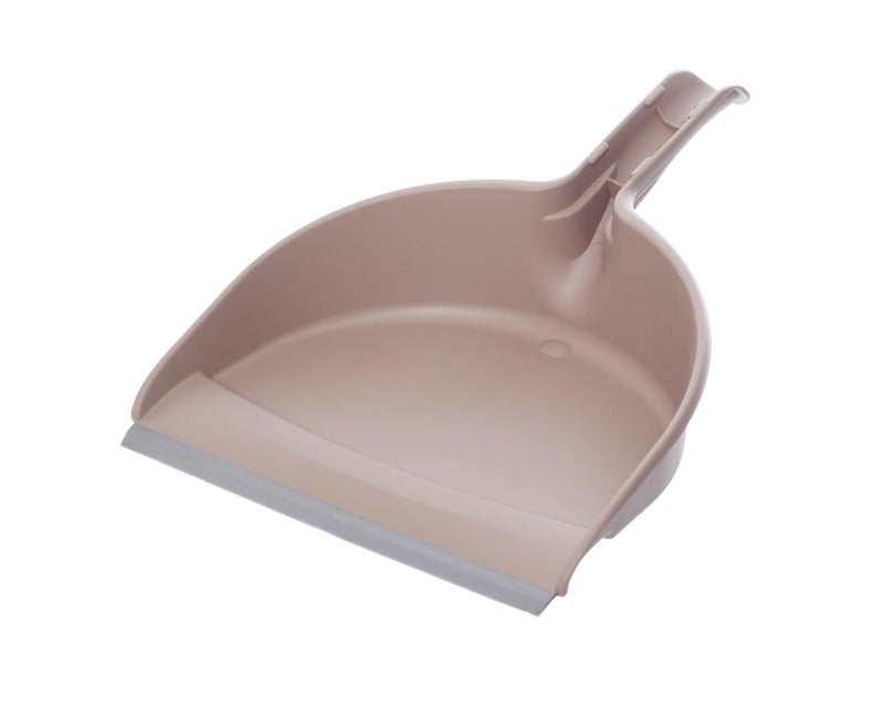 York Dustpan w. rubber lip+brush Compact Brown - Image 2