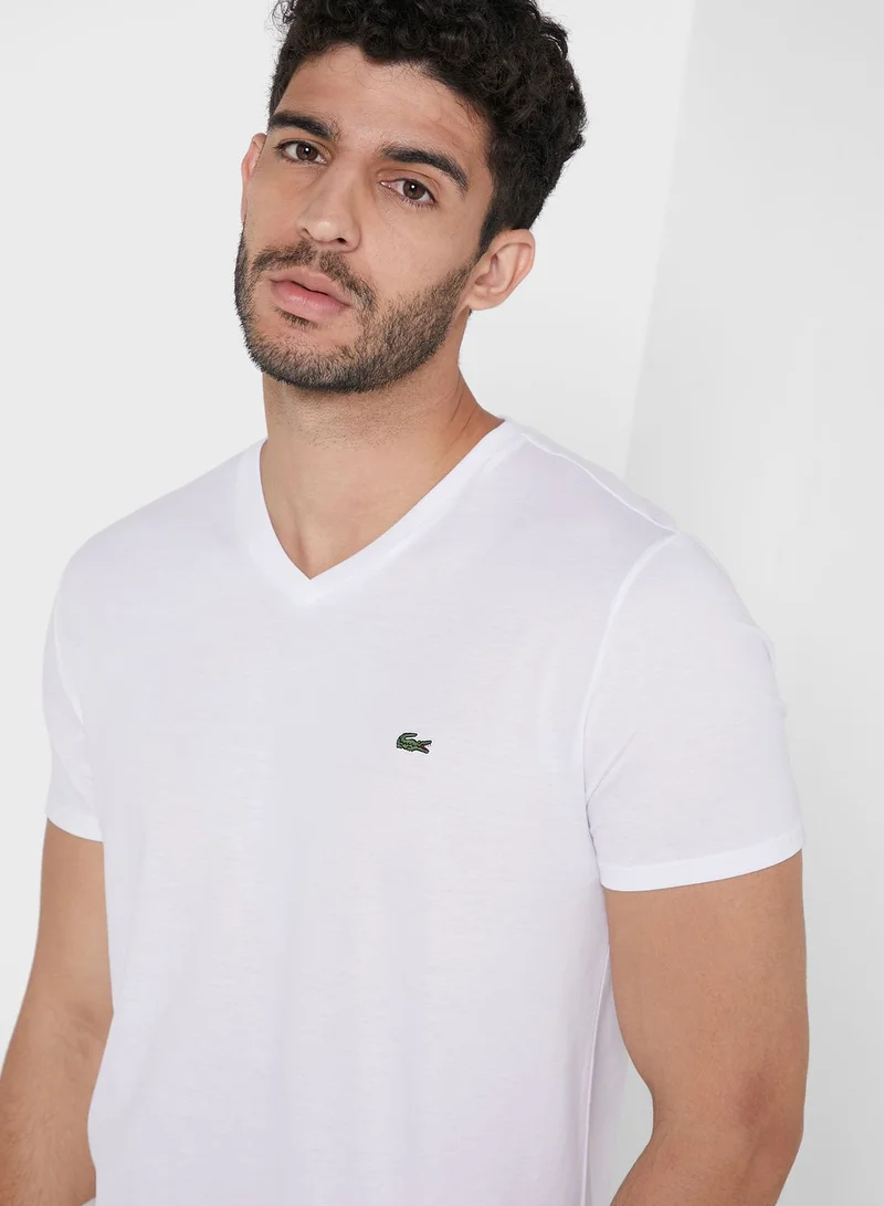 LACOSTE Essential Chest Logo T-Shirt