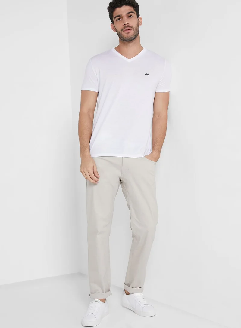 LACOSTE Essential Chest Logo T-Shirt