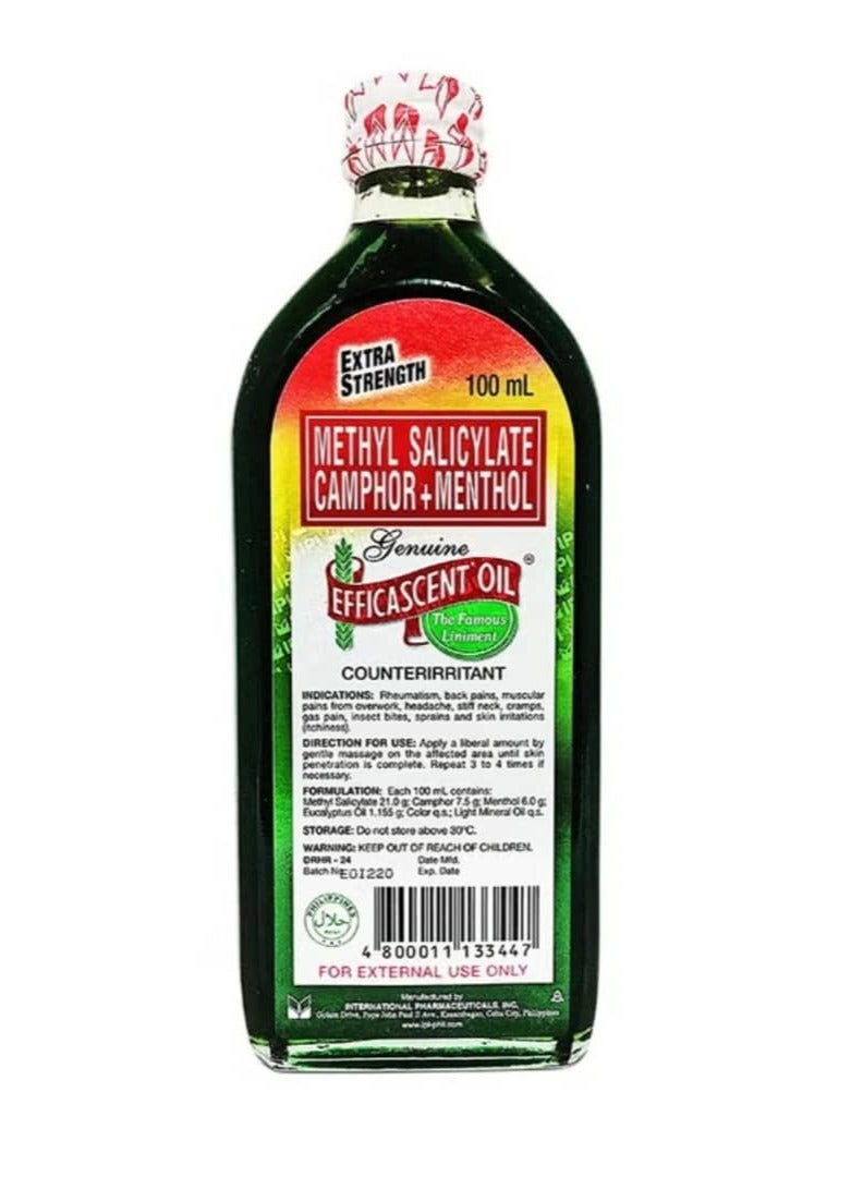 Genuine Efficacent Oil - Camphor & Menthol 100ml